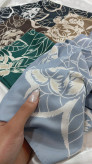 مینی اسکارف ابریشم دور دوخت